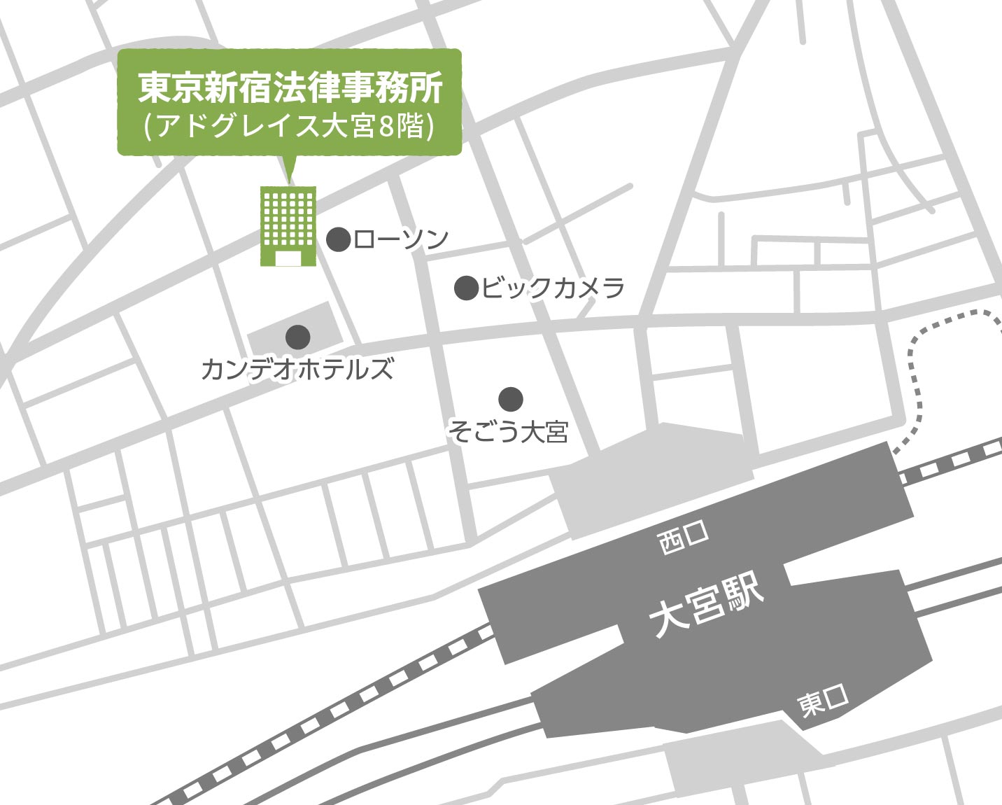 埼玉・大宮支店地図